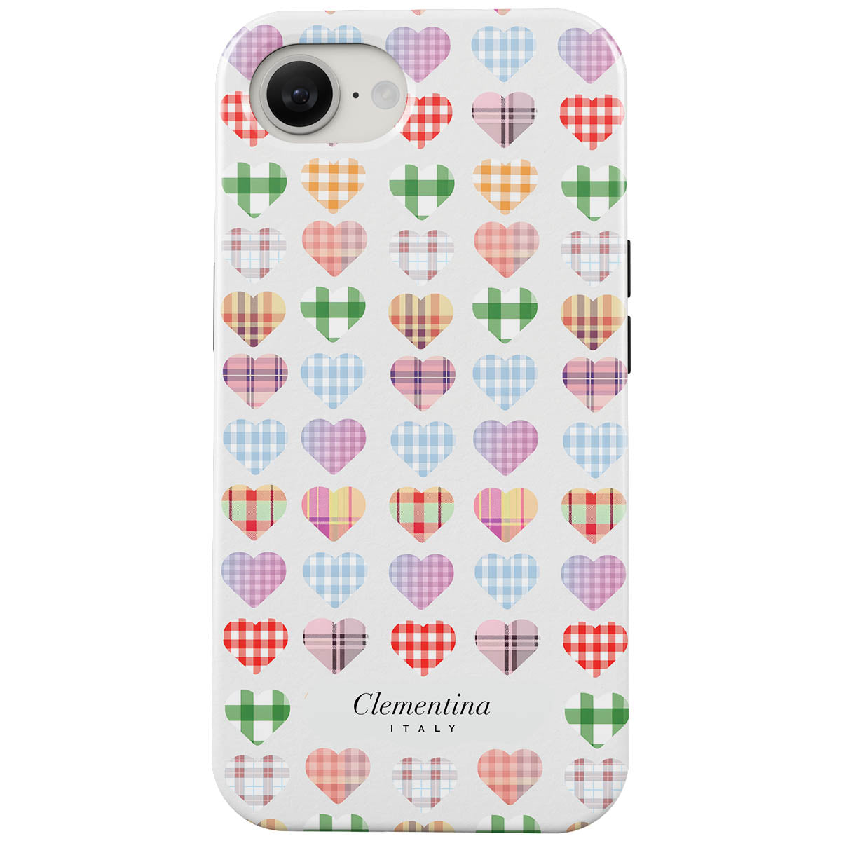 Checked Hearts Tough Case