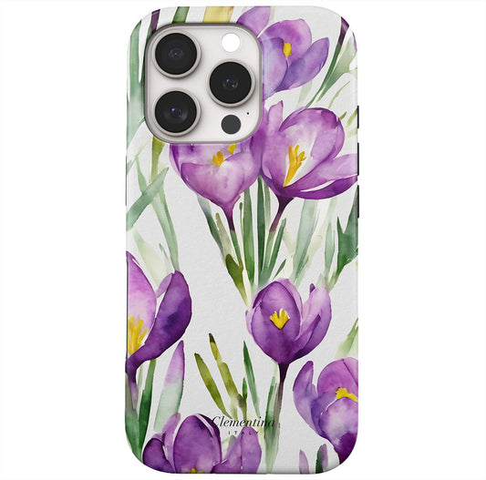 Crocus Snap Case