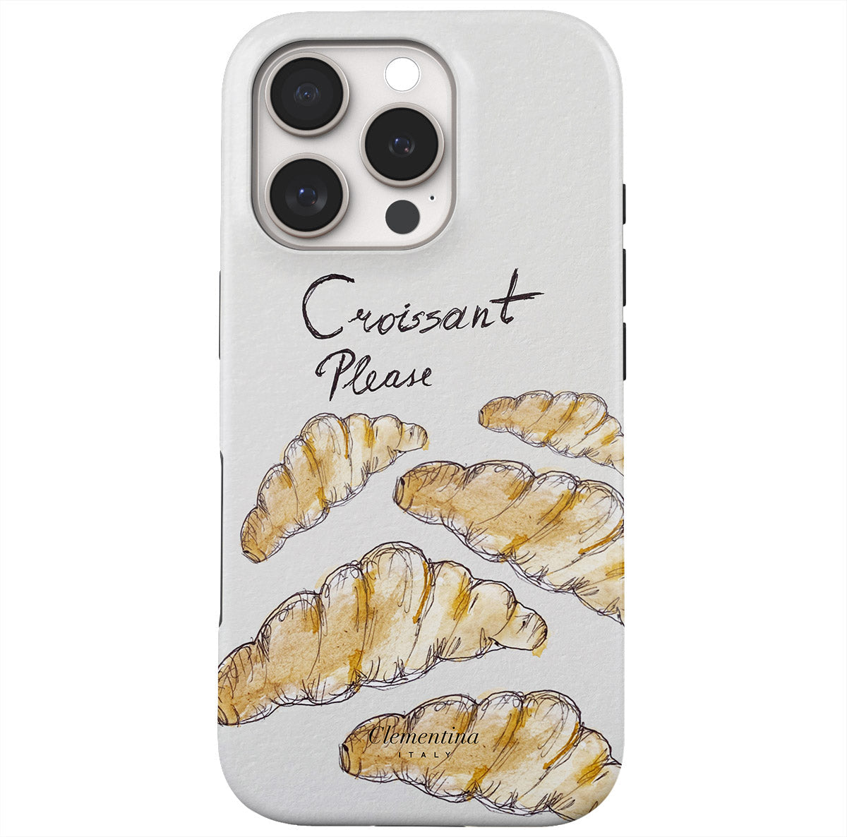 Croissant Please Snap Case