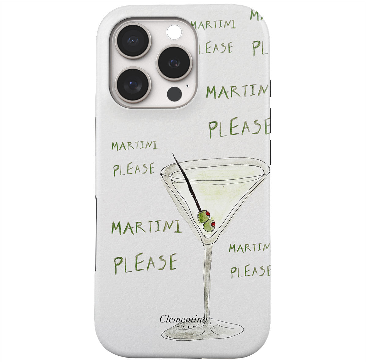 Martini Please Snap Case