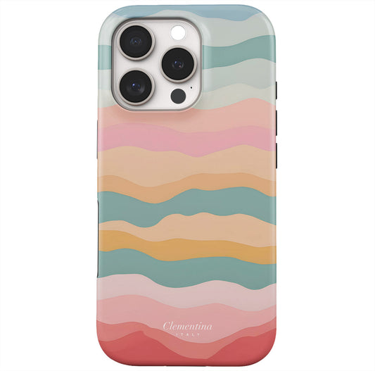 Rainbow Wave Tough Case