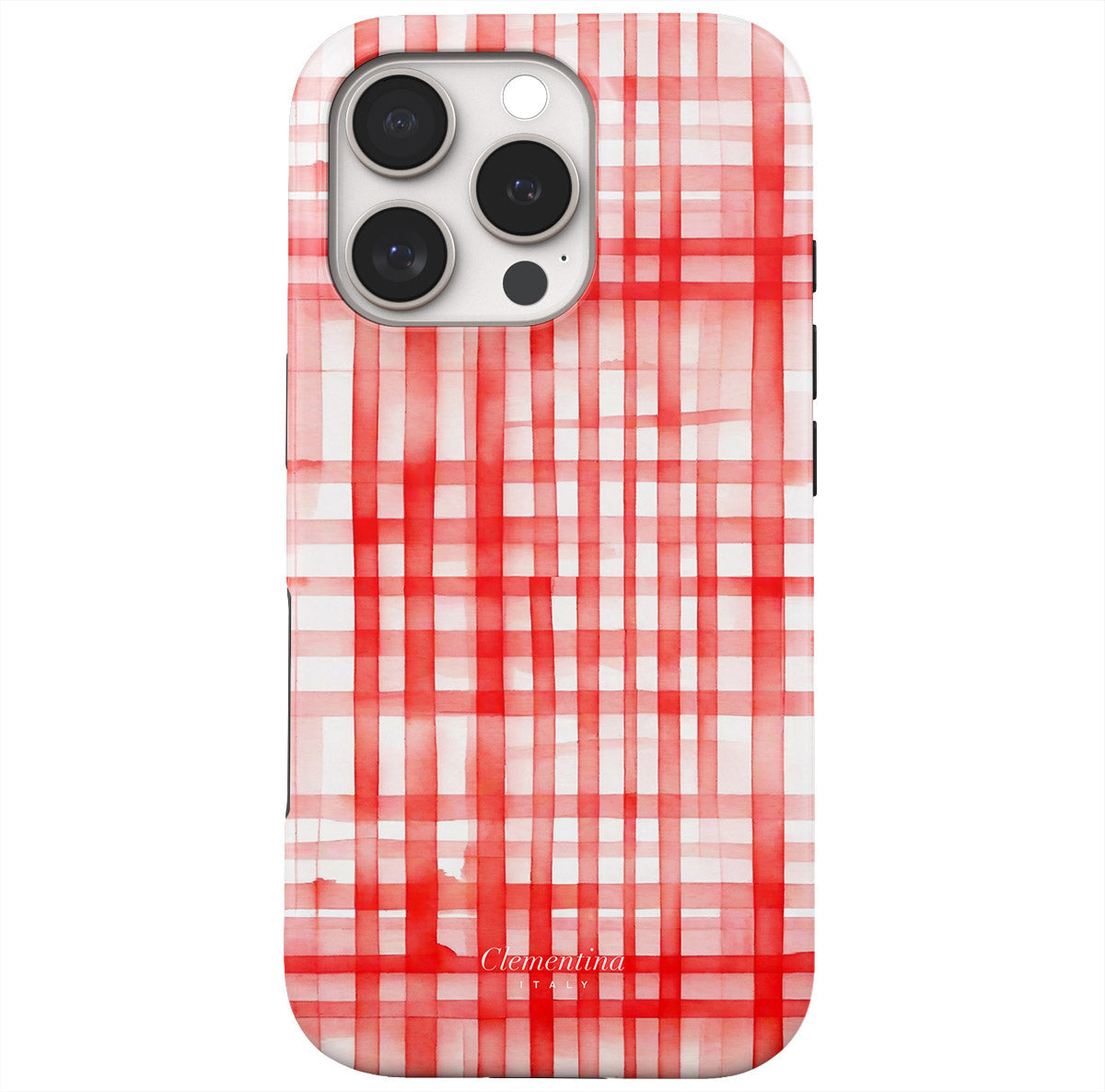 Red Gingham Tough Case