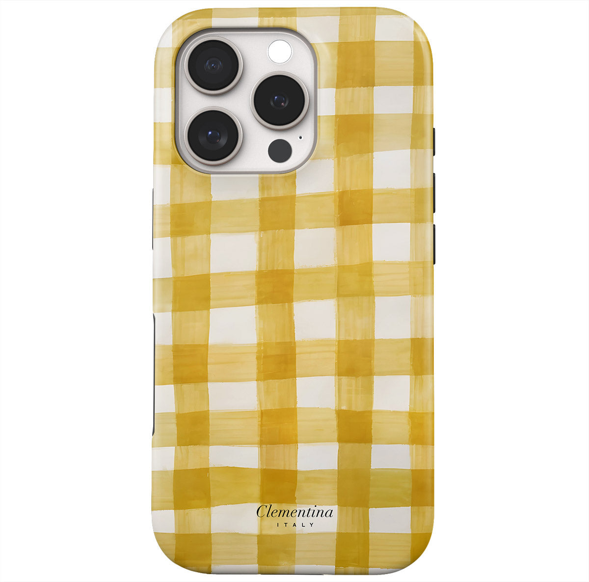 Yellow Gingham Tough Case