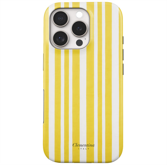 Yellow Stripes Tough MagSafe Case