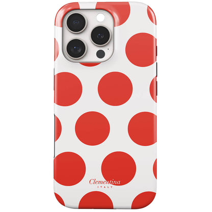Red Polka Dots Tough Case