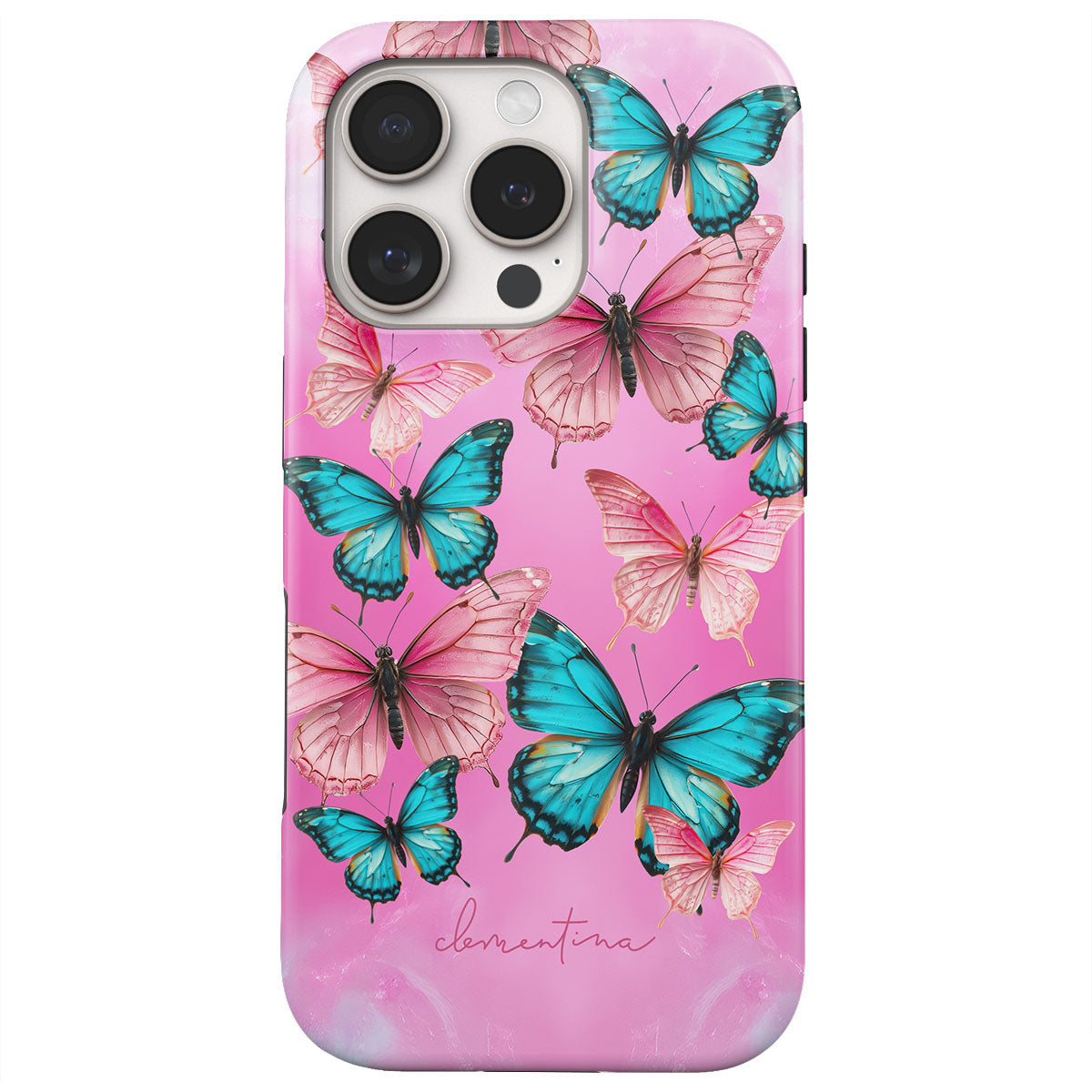 Y2K Butterflies Snap Case