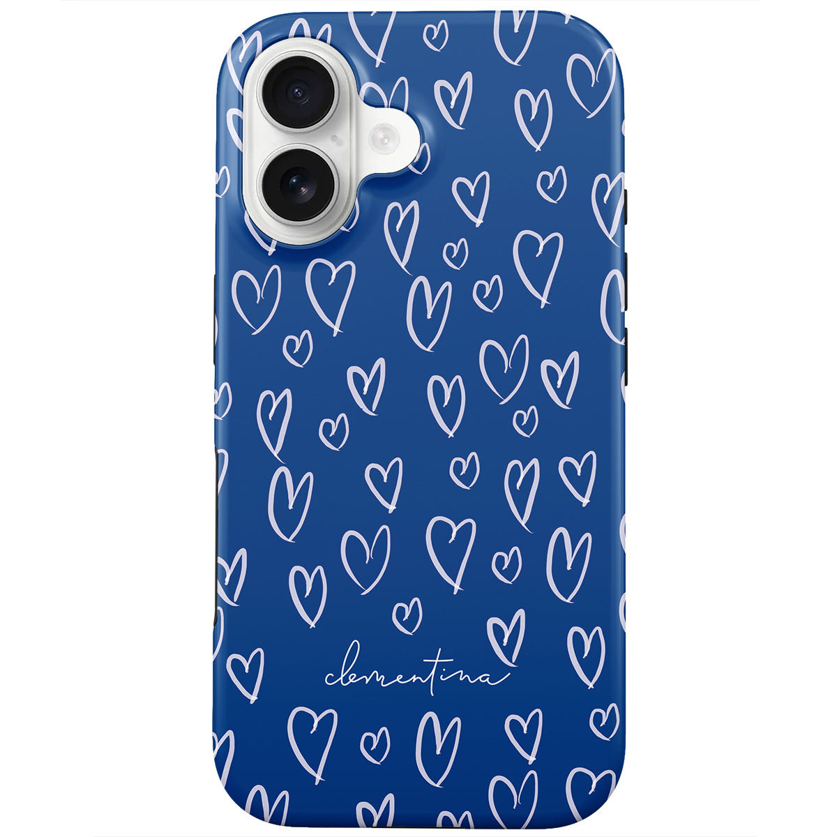 Blue Hearts Snap Case