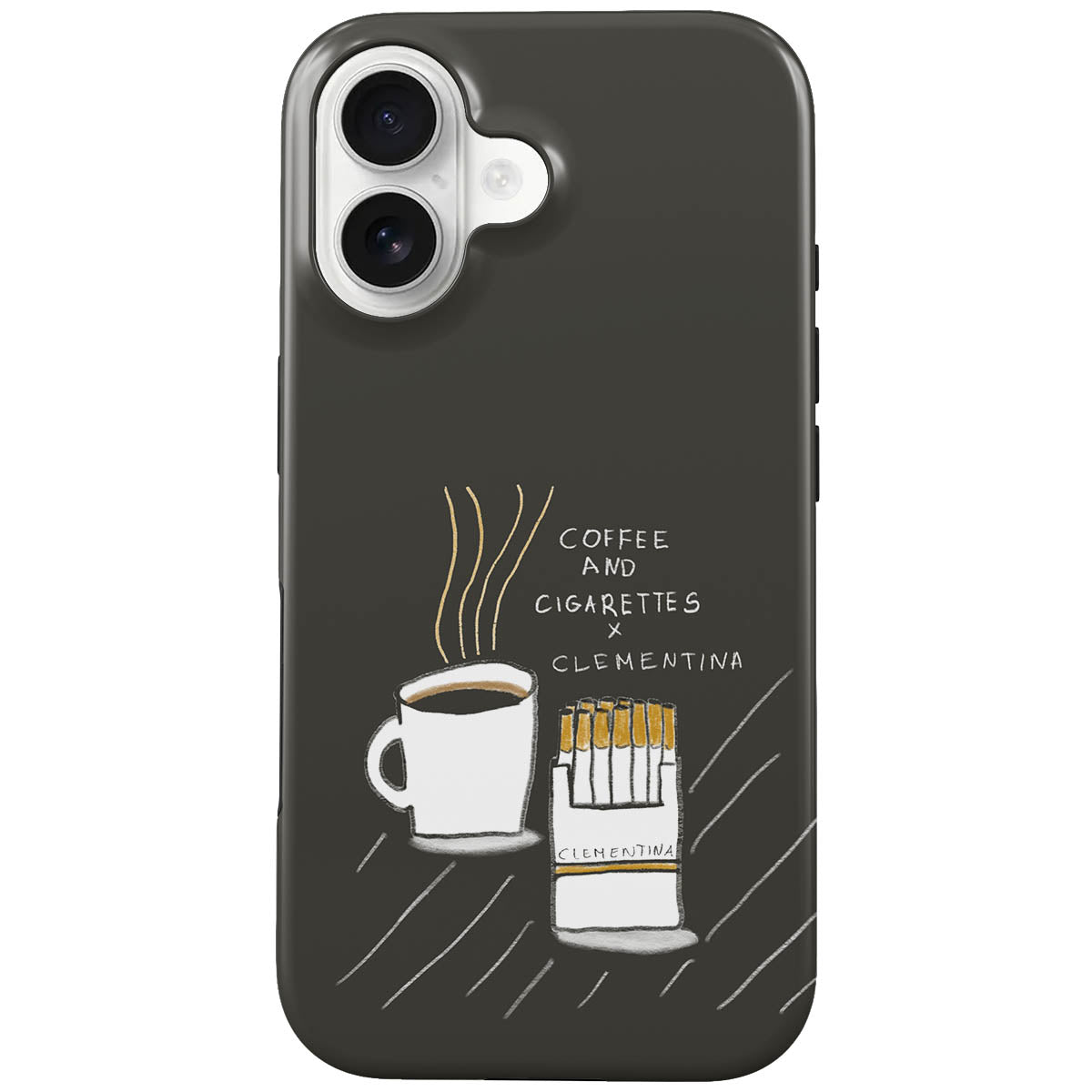 Coffee and Cigarettes Dark Tough Case