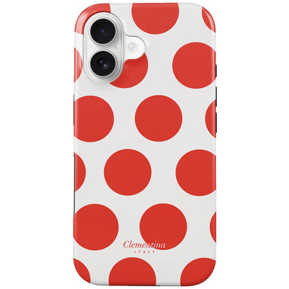 Red Polka Dots Tough Case