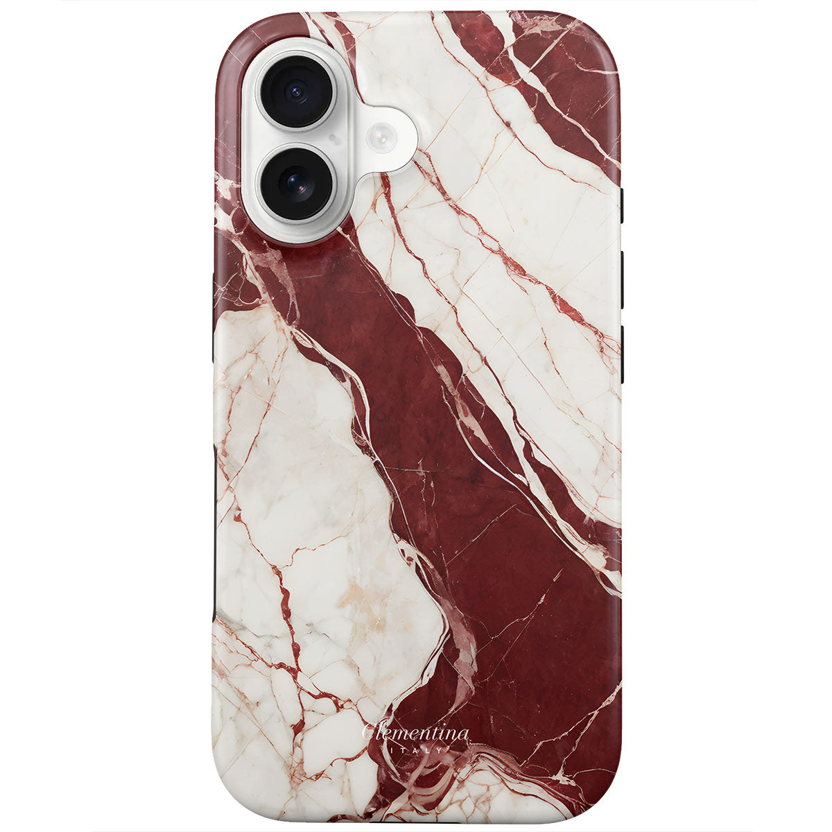 Burgundy Marble Snap Case