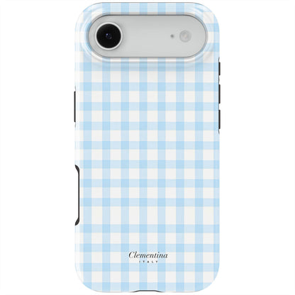 Baby Blue Gingham Tough Case