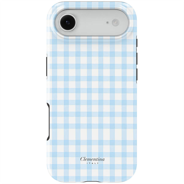 Baby Blue Gingham Tough Case
