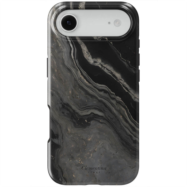 Black Marble Tough Case