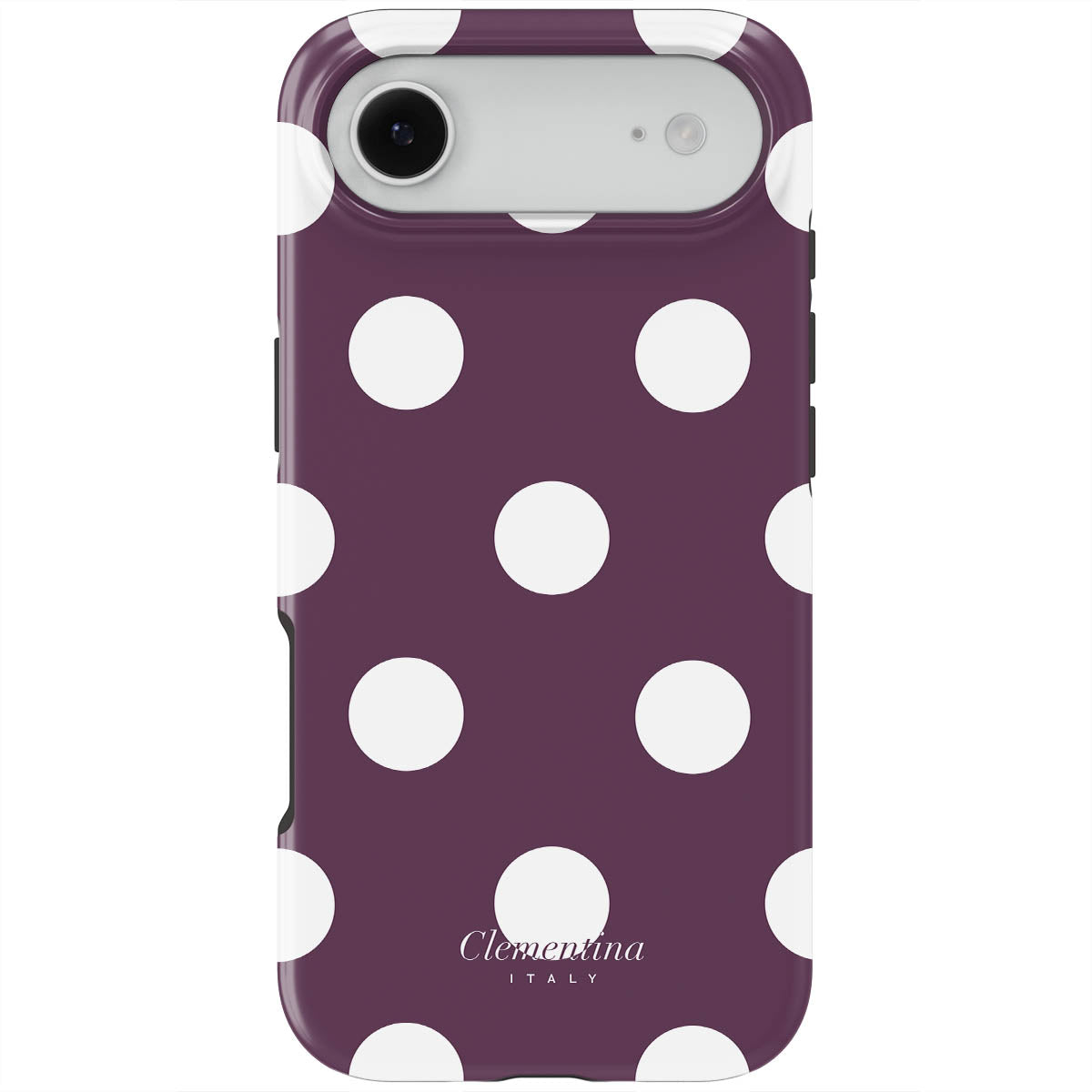 Burgundy Dots Tough Case