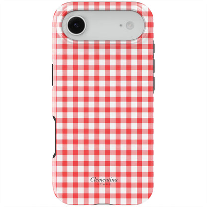 Red Gingham Tough MagSafe Case