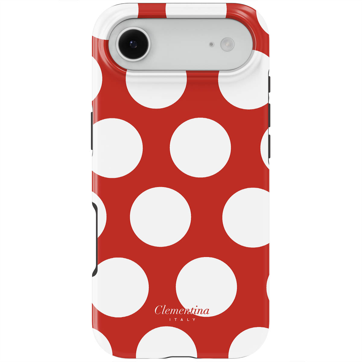White Polka Dots Tough MagSafe Case