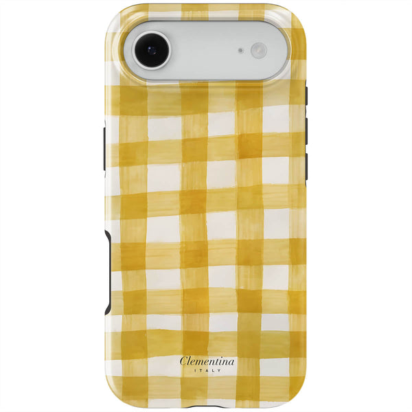 Yellow Gingham  Tough MagSafe Case