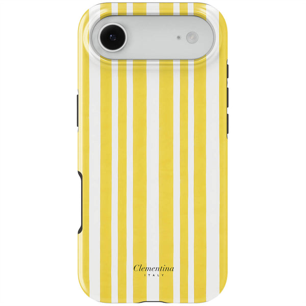 Yellow Stripes Tough MagSafe Case