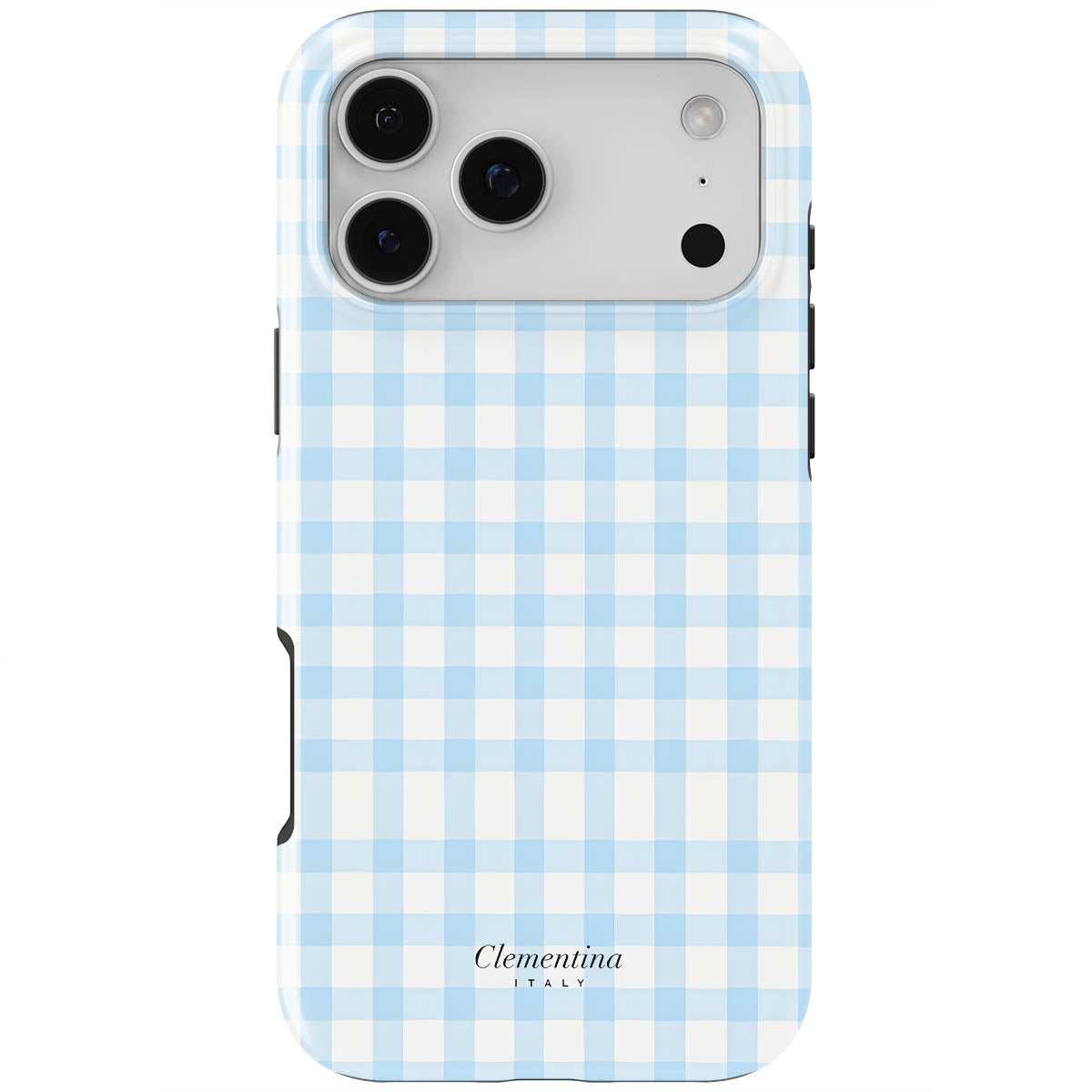 Baby Blue Gingham Tough Case