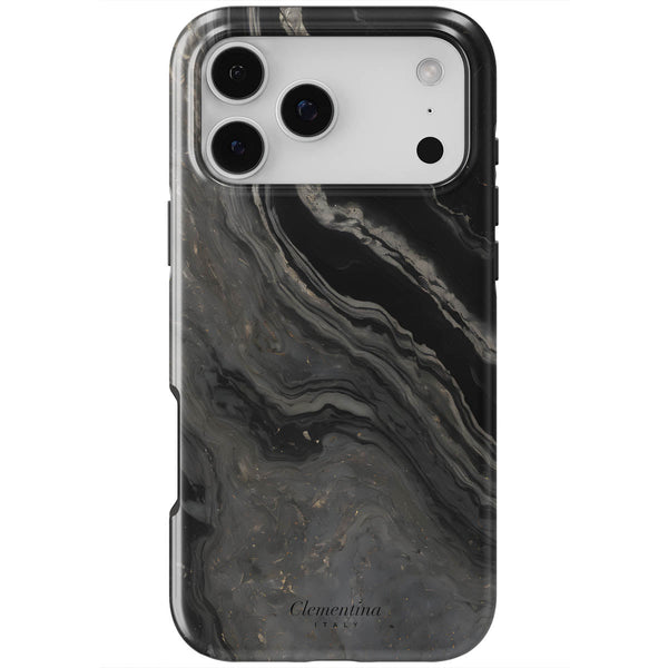Black Marble Tough Case