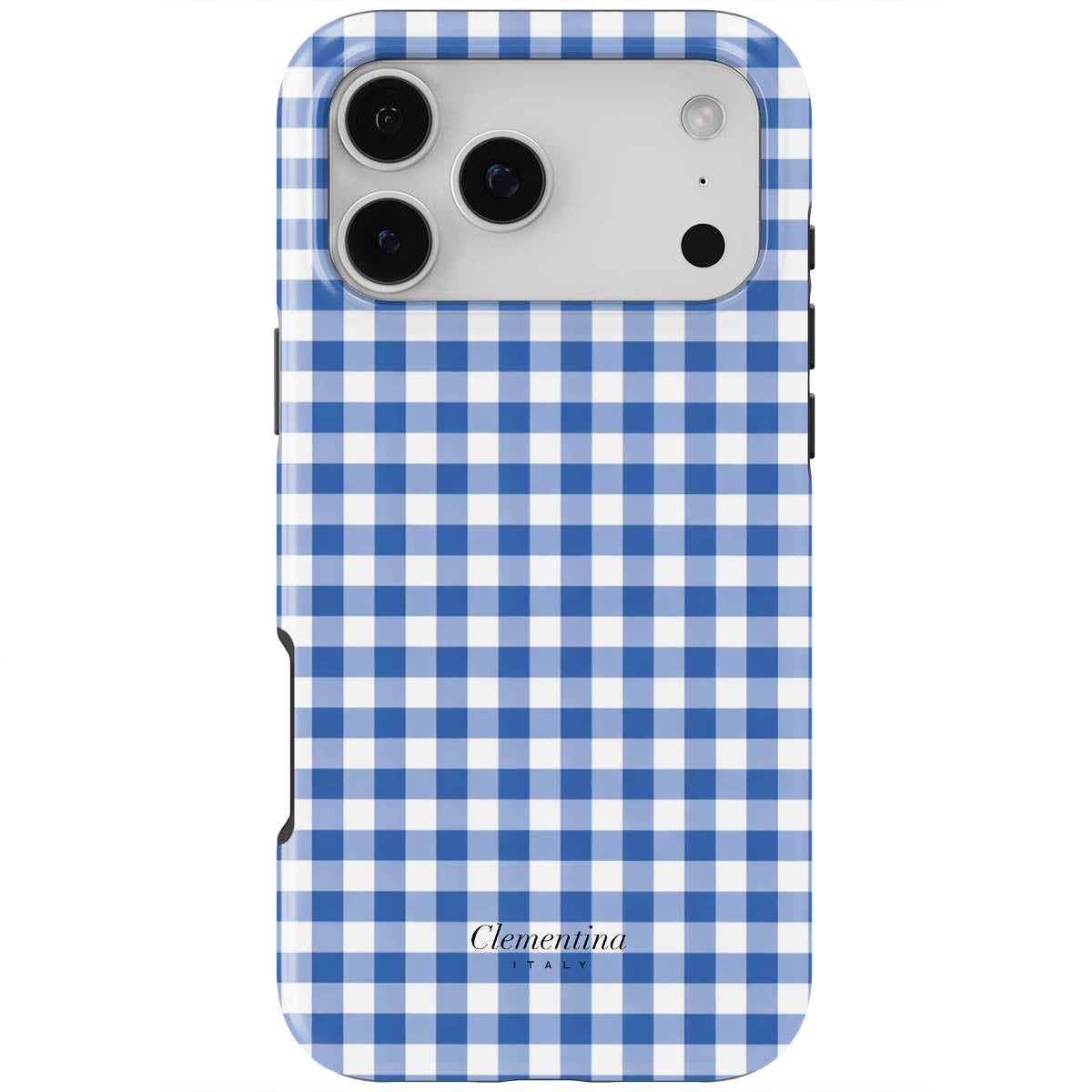 Blue Gingham Tough MagSafe Case