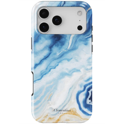 Marble Azzurro Tough MagSafe Case