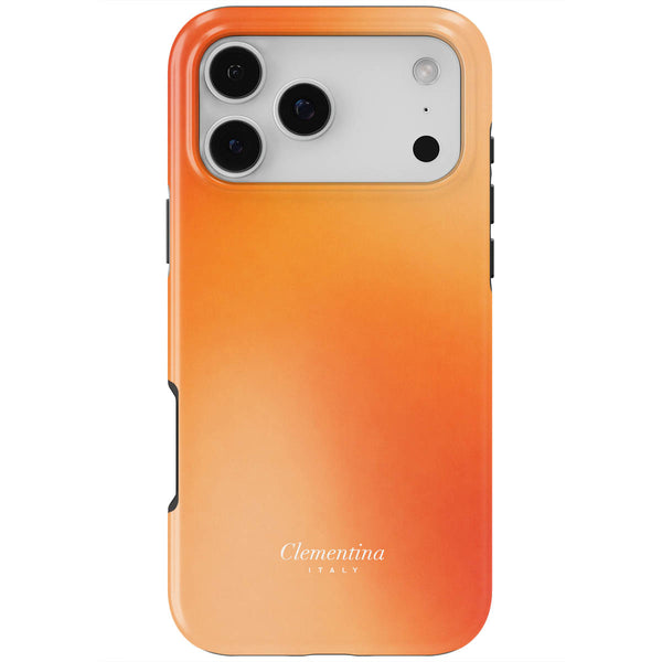 Orange Aura Tough MagSafe Case