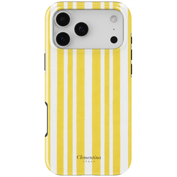 Yellow Stripes Tough MagSafe Case