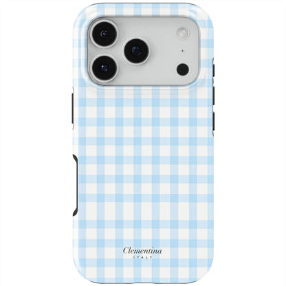 Baby Blue Gingham Tough Case