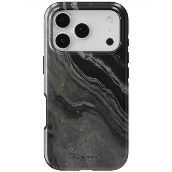 Black Marble Tough Case
