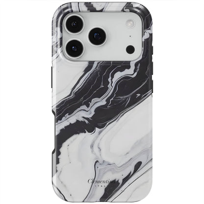 Black & White Tough MagSafe Case