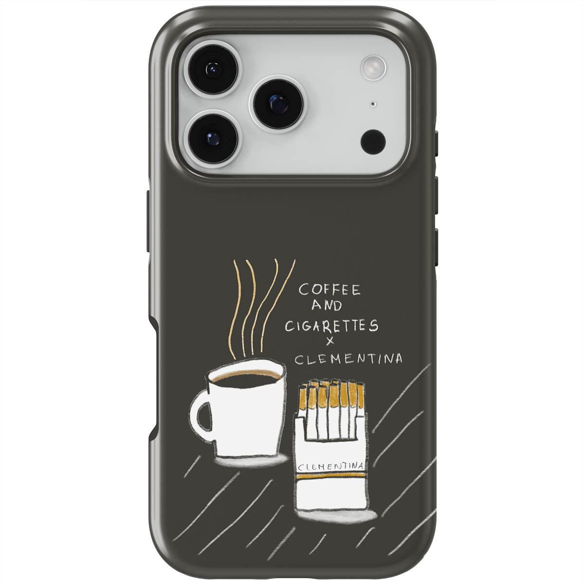 Coffee and Cigarettes Dark Tough MagSafe Case