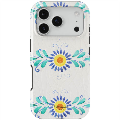 Majolica Flower Tough MagSafe Case