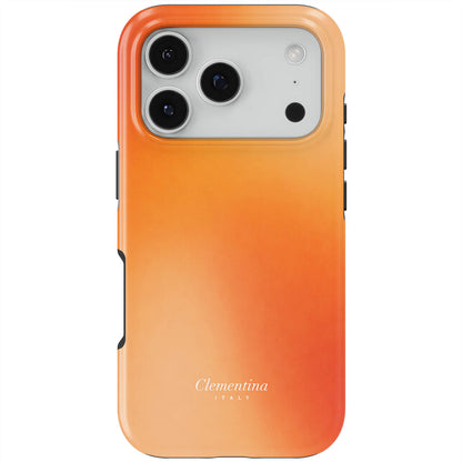 Orange Aura Tough MagSafe Case