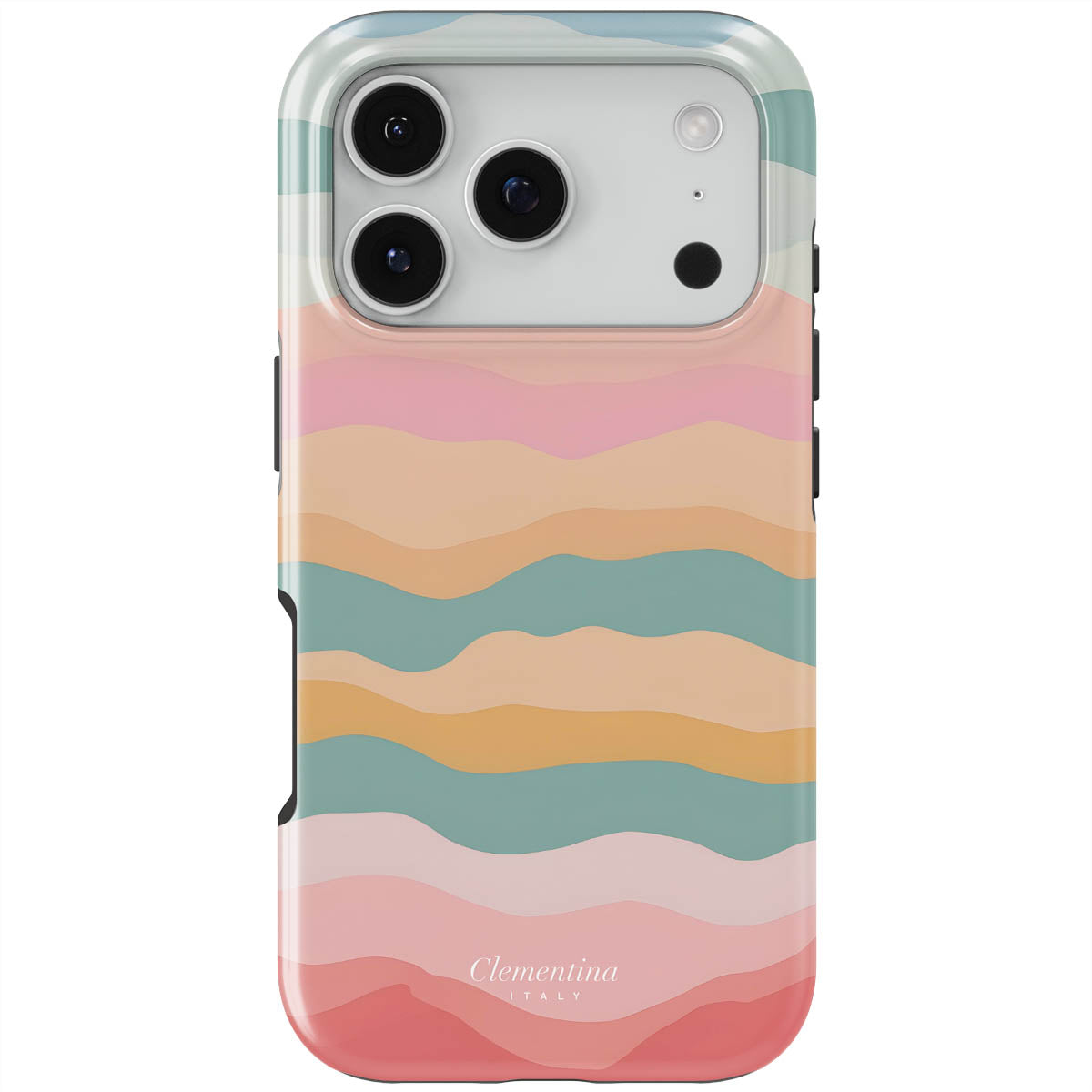 Rainbow Wave Tough MagSafe Case