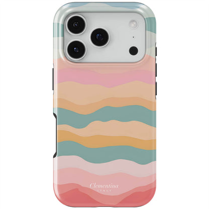 Rainbow Wave Tough MagSafe Case