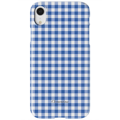 Blue Gingham Tough Case