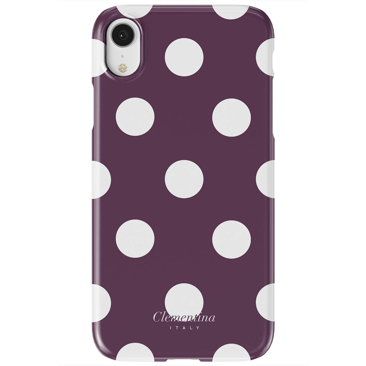 Burgundy Dots Tough Case