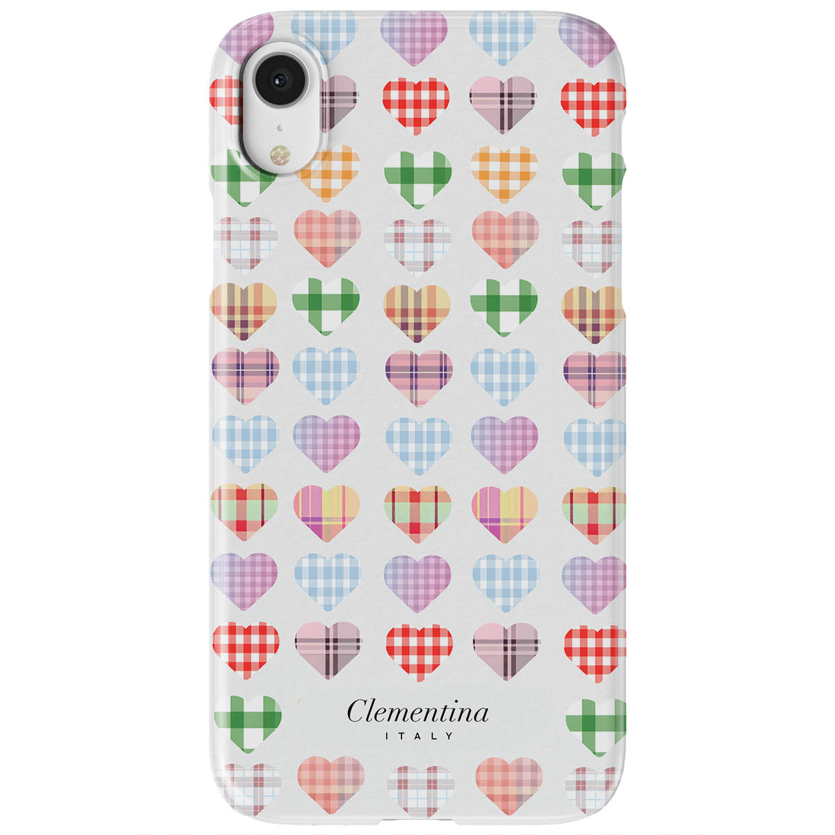 Checked Hearts Tough Case