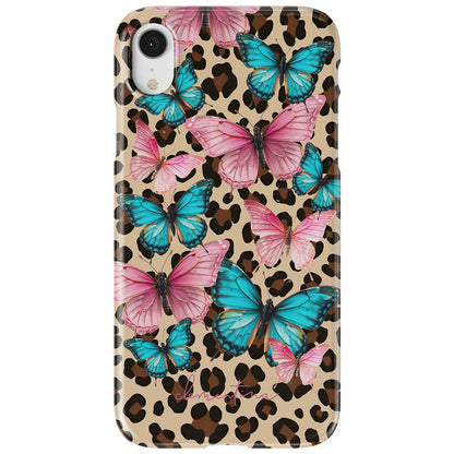 Leopard & Butterflies Snap Case