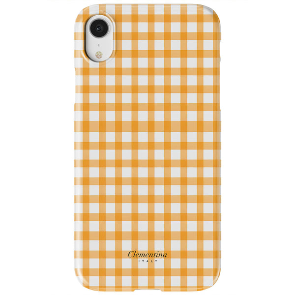 Orange Gingham Tough Case
