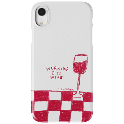 9 to Wine Snap Case