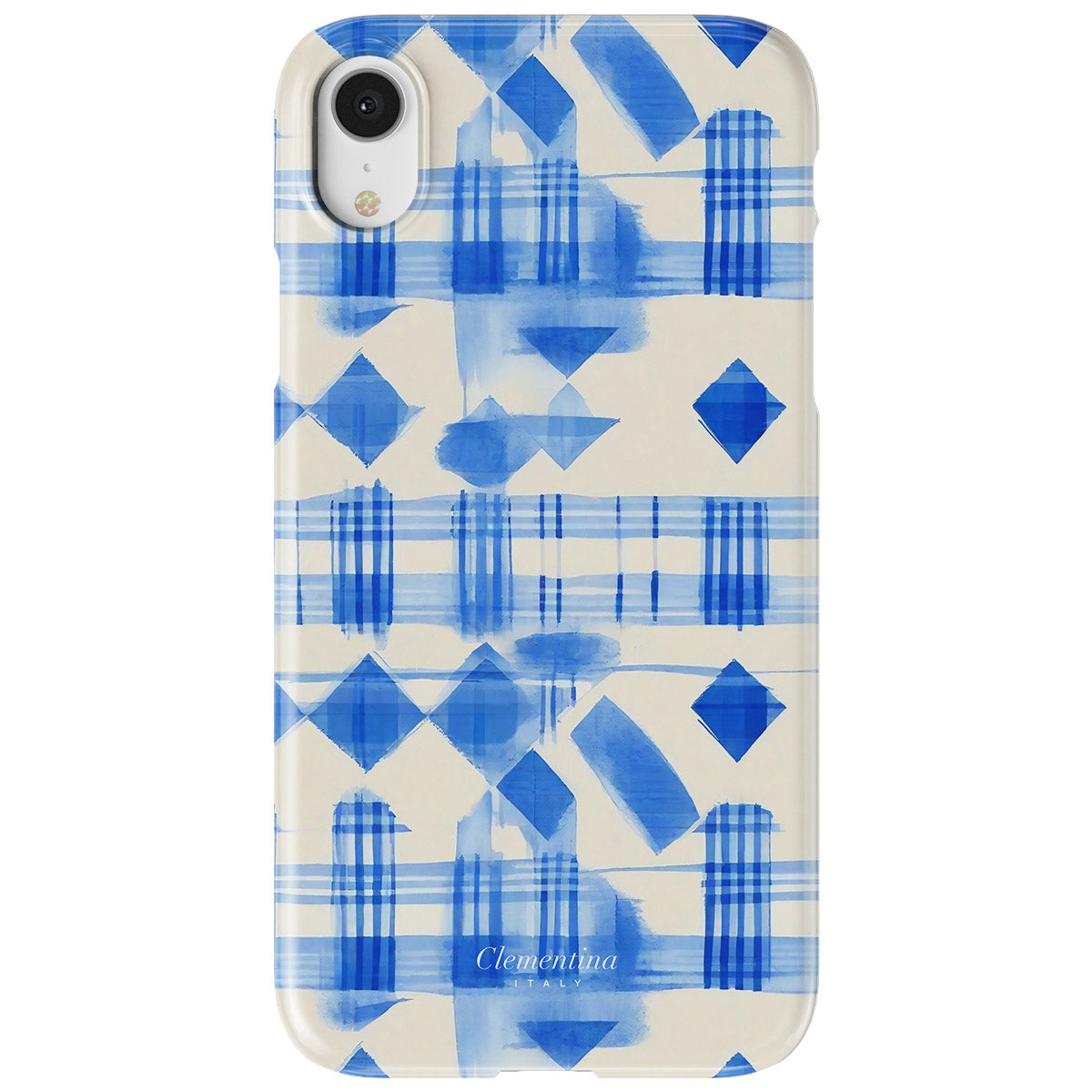 Distressed Gingham Snap Case