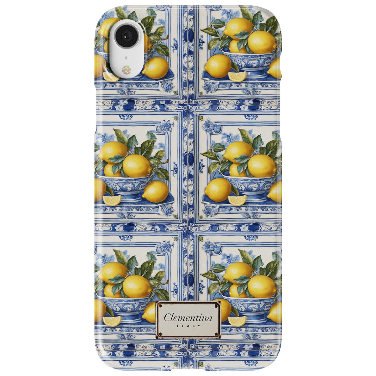 Lemon Majolica Snap Case