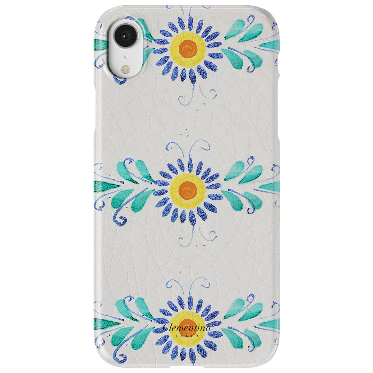 Majolica Flower Snap Case