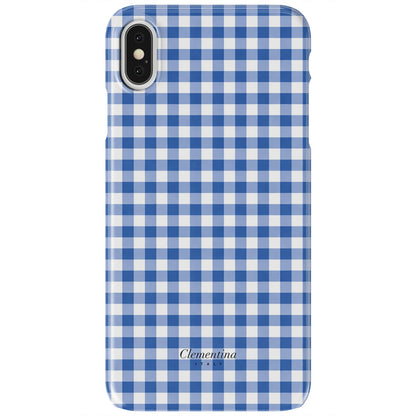 Blue Gingham Tough Case