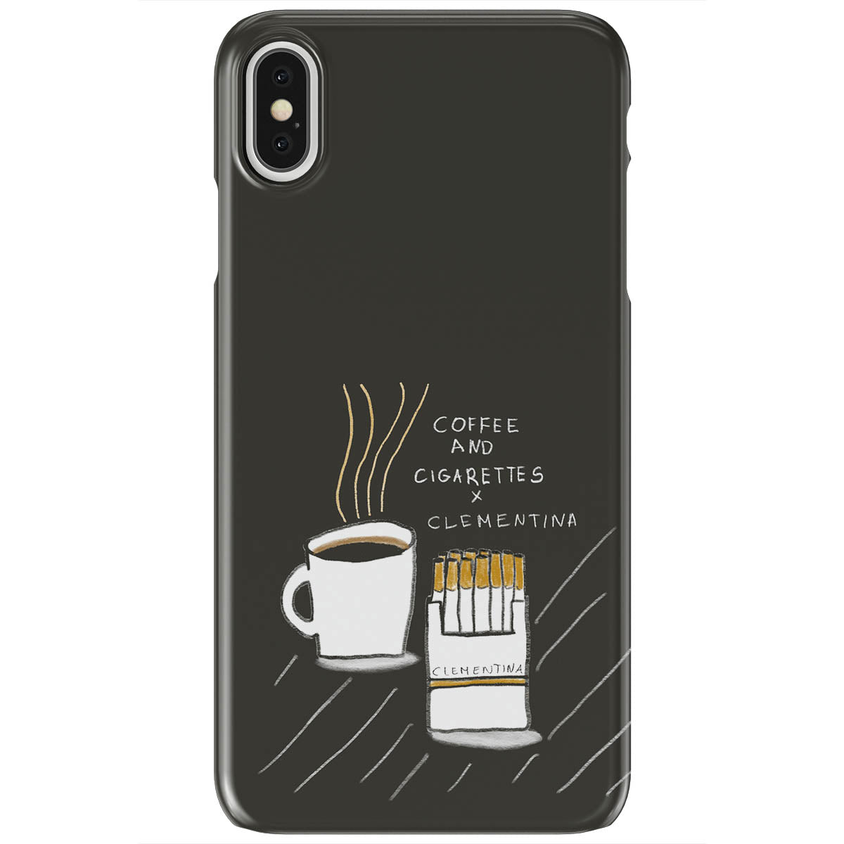 Coffee and Cigarettes Dark Tough Case
