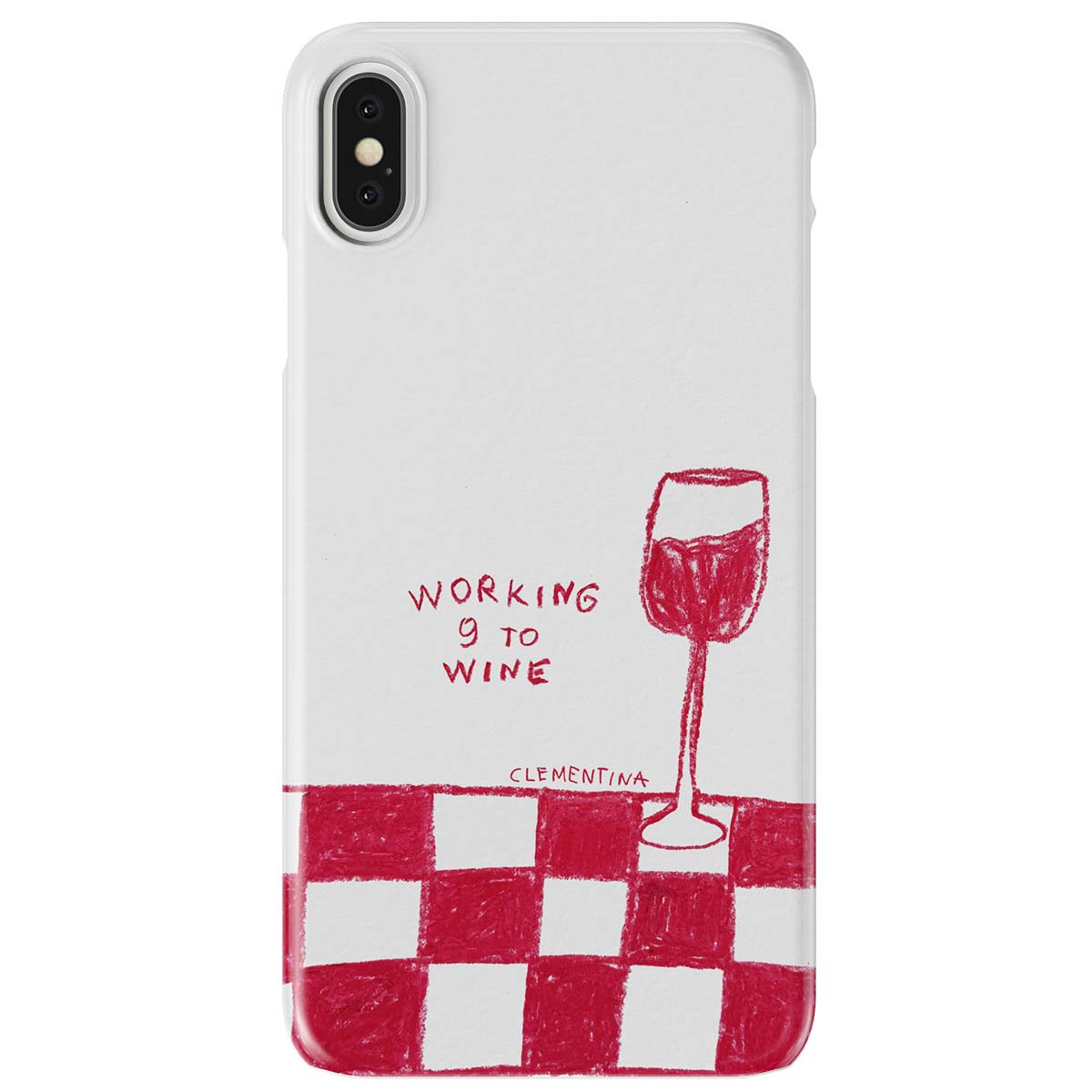 9 to Wine Snap Case