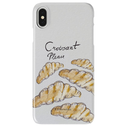 Croissant Please Snap Case