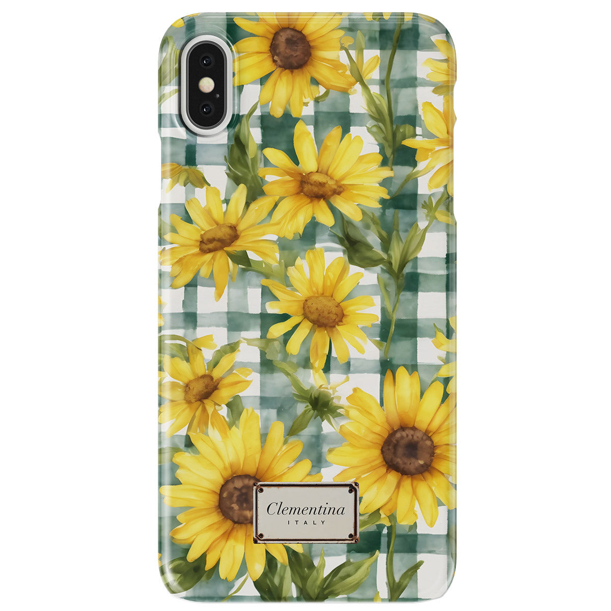 Gingham and Flowers Tough Case